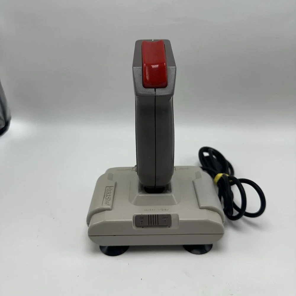 Nintendo NES Quickshot Joystick Controller SVI Spectra Video Model QS-112 Gray